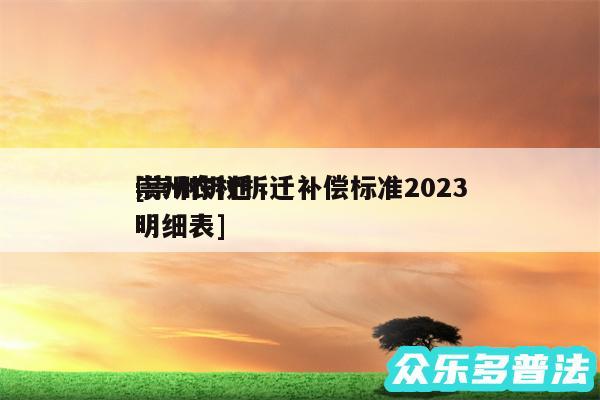 崇州农村拆迁补偿标准2024
及崇州拆迁明细表