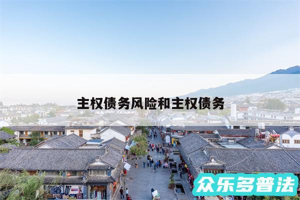 主权债务风险和主权债务