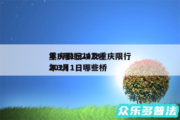 重庆限行2024
年3月1日以及重庆限行2024
年3月1日哪些桥