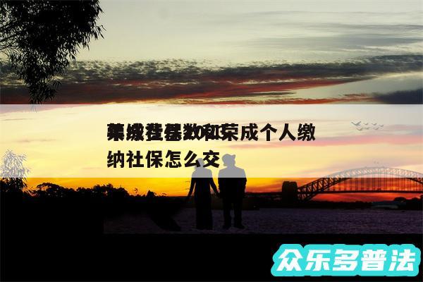 荣成社保2024
年缴费基数和荣成个人缴纳社保怎么交