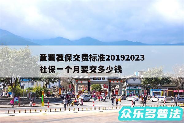 黄石社保交费标准20192024
及黄石社保一个月要交多少钱