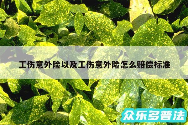 工伤意外险以及工伤意外险怎么赔偿标准