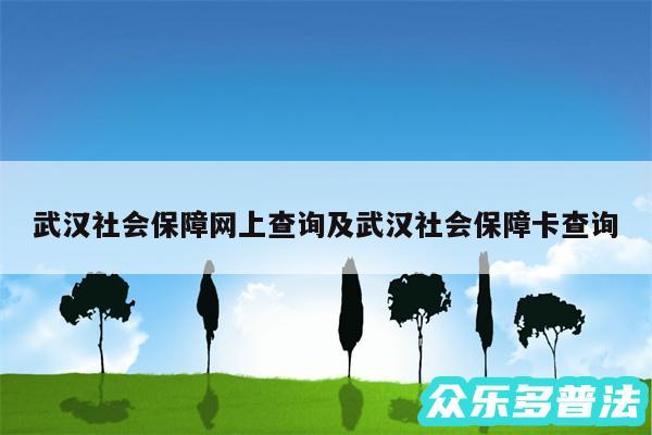 武汉社会保障网上查询及武汉社会保障卡查询