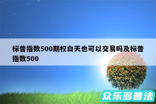 标普指数500期权白天也可以交易吗及标普指数500