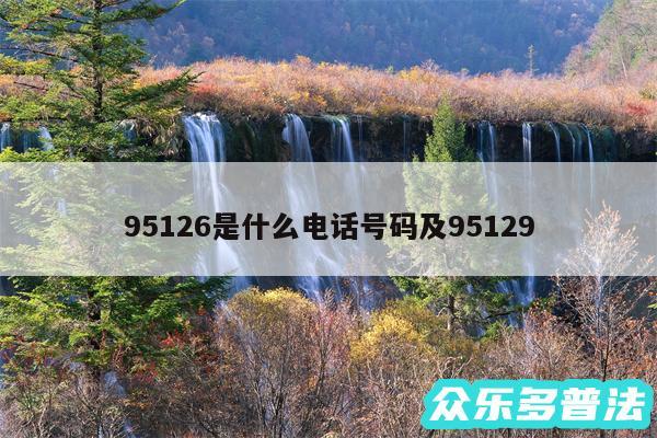 95126是什么电话号码及95129
