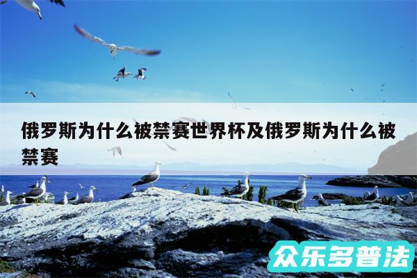 俄罗斯为什么被禁赛世界杯及俄罗斯为什么被禁赛