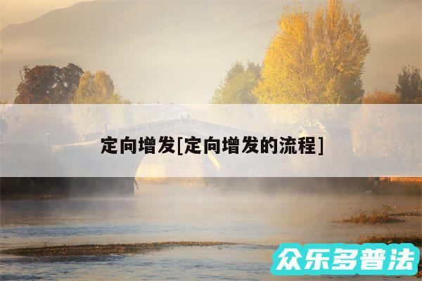 定向增发及定向增发的流程