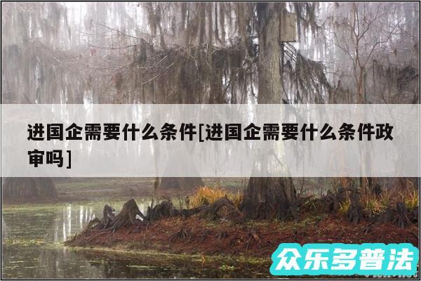 进国企需要什么条件及进国企需要什么条件政审吗