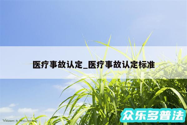 医疗事故认定_医疗事故认定标准