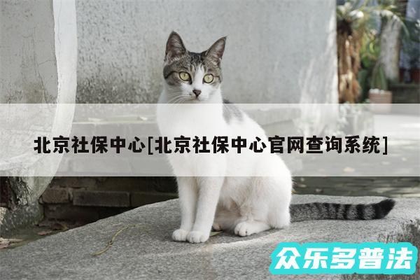 北京社保中心及北京社保中心官网查询系统