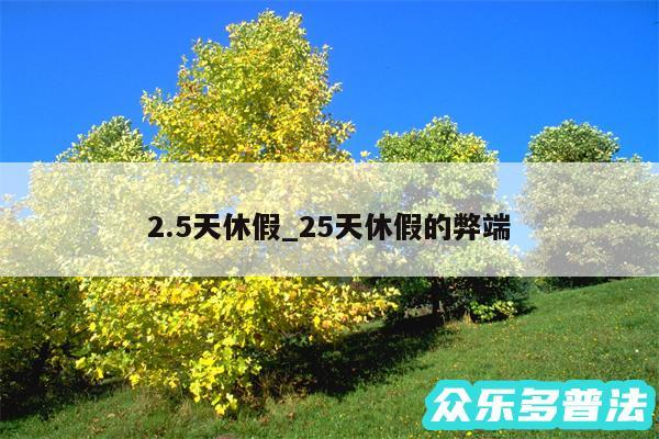 2.5天休假_25天休假的弊端