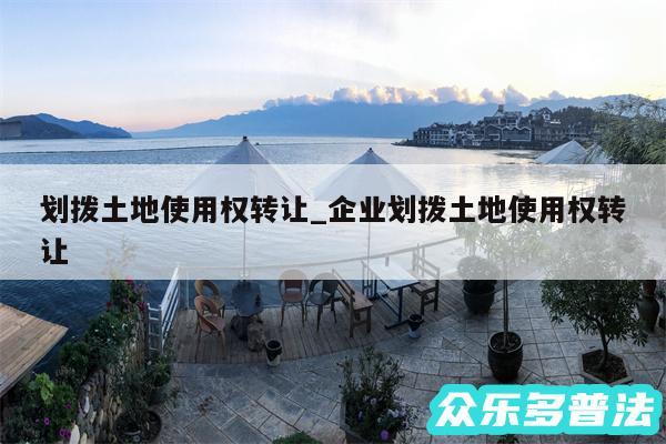 划拨土地使用权转让_企业划拨土地使用权转让