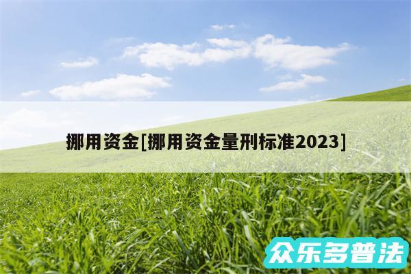 挪用资金及挪用资金量刑标准2024