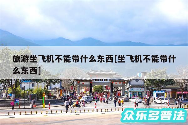 旅游坐飞机不能带什么东西及坐飞机不能带什么东西