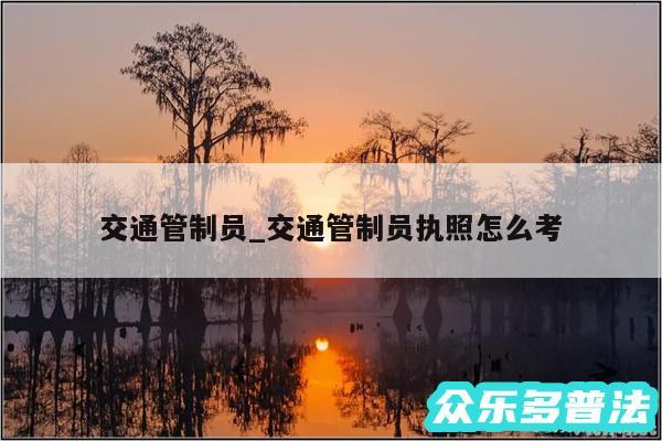交通管制员_交通管制员执照怎么考